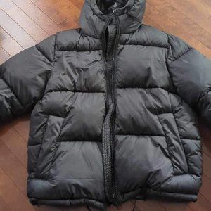 Puffer jacket small black
